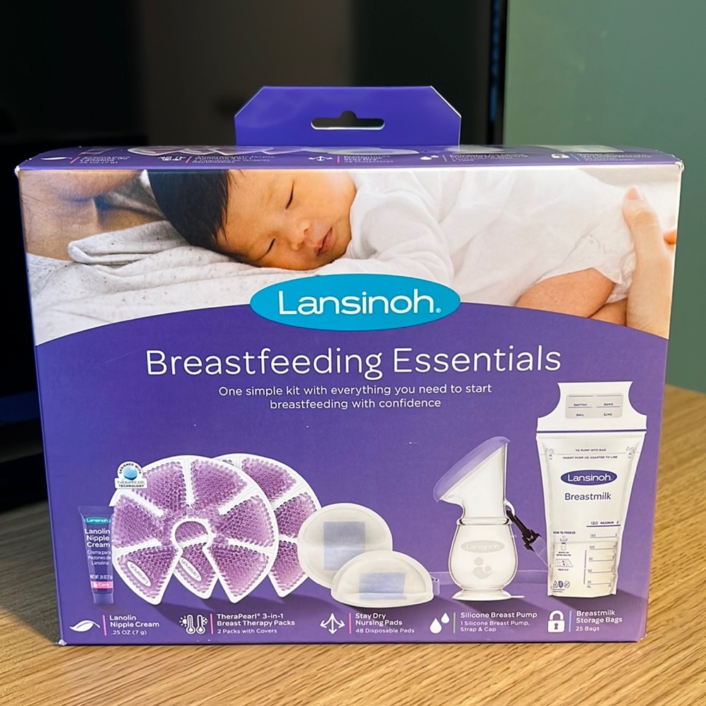 Lansinoh Breastfeeding Essentials NEW SEALED BOX